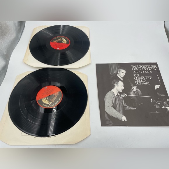 PAUL TORTELIER - ERIC HEIDSIECK / BEETHOVEN cello sonatas vinyl - Picture 3 of 4